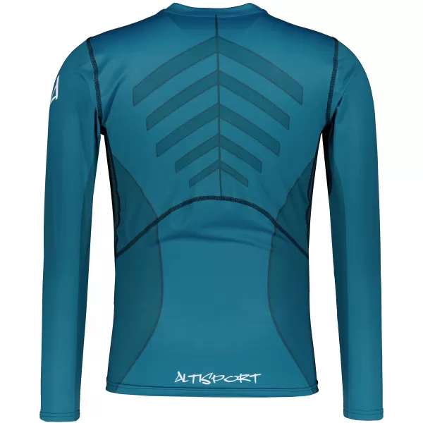  Tricou de compresie funcțională pentru bărbați cu premium cu mânecă lungă ALTISPORT VOJ/ALM095TR03 KEROSEN 
