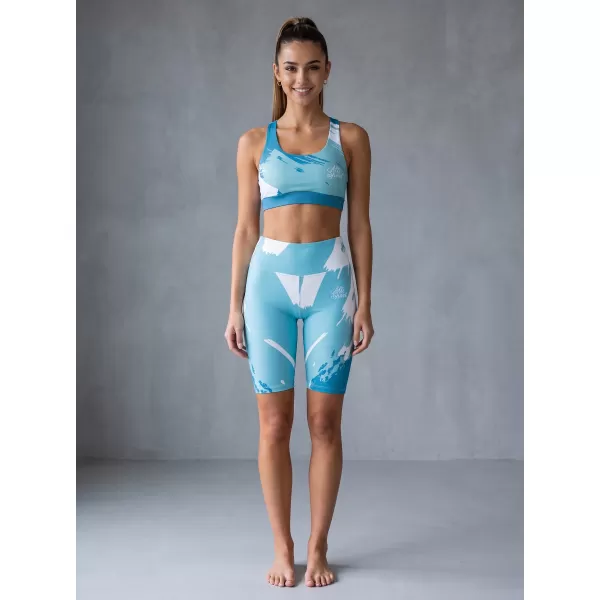  Premium de sutien sport pentru femei ALTISPORT VOJ/ALW081POD01 ALBASTRU 
