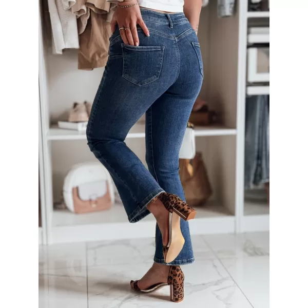  Pantalonii pentru doamne DSTREET LUSINIA UY2473 ALBASTRU 