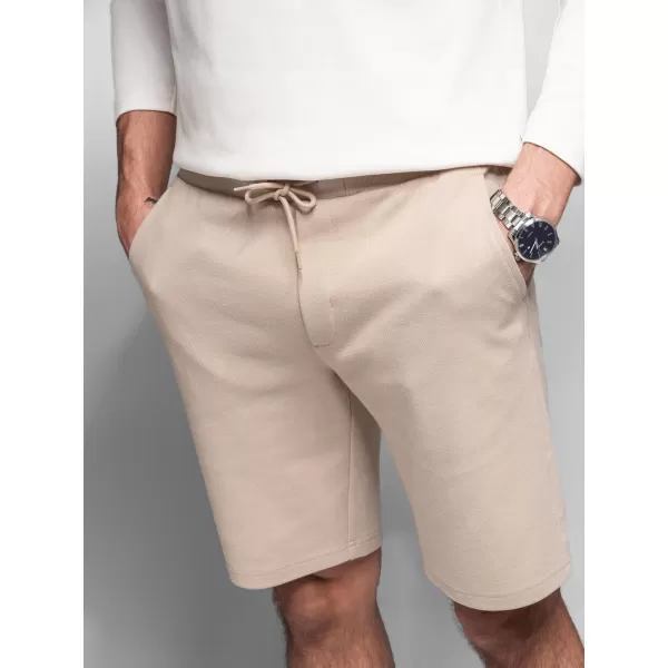  Pantaloni scurţi OMBRE OM-SRCS-0168 BEJ 