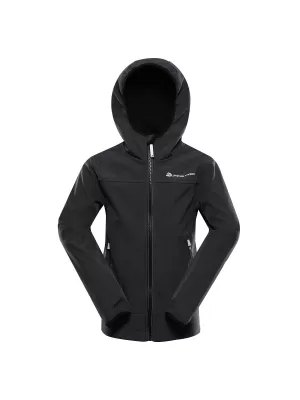 Jacheta de deton softshell ALPINE PRO OMANO 2 NEGRU