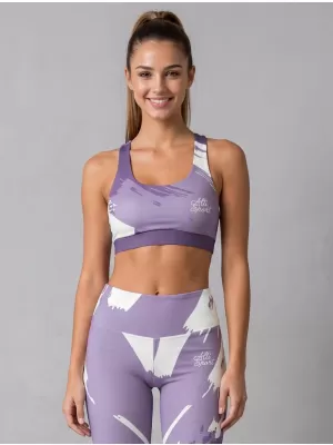 Premium de sutien sport pentru femei ALTISPORT VOJ/ALW081POD01 VIOLET