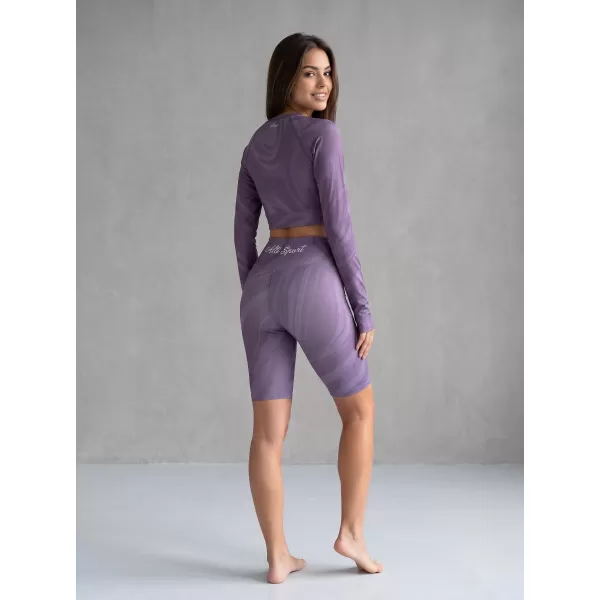  Top funcțional pentru femei cu mâneci lungi premium ALTISPORT VOJ/ALW072TR04 VIOLET 