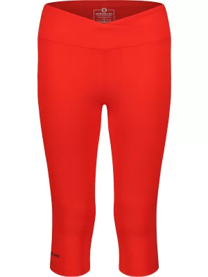 Jambiere fitness 3/4 dama NORDBLANC NBSPL8037 CERNEALĂ PORTOCALIE