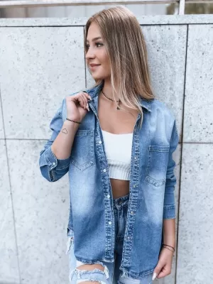 Cămaşă DSTREET DY0348 ALBASTRU