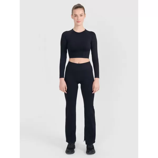 Pantalonii pentru doamne 4F RSS25TFTRF1031 NEGRU ADÂNC 