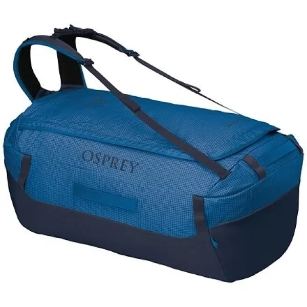 Geantă OSPREY TRANSPORTER 95 BLUE FLAME/SCORIA BLUE 