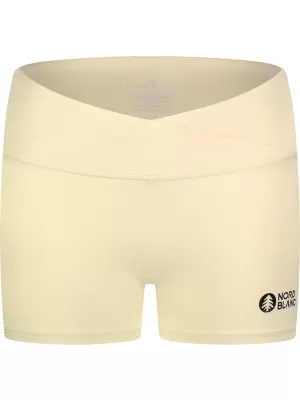 Pantaloni scurți de fitness pentru femei NORDBLANC NBSPL8038 BEJ