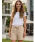 Pantaloni scurți pentru doamne ALTISPORT ETHEL BEJ