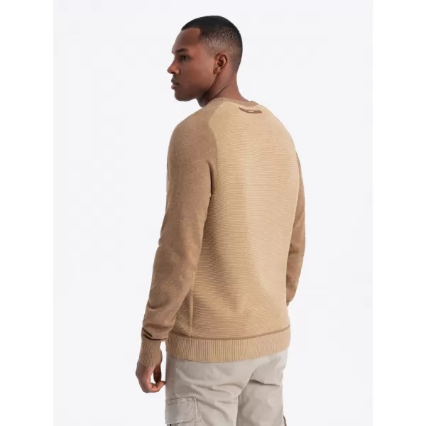  Pulover pentru bărbați OMBRE OM-SWSW-0121 MARO 