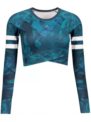 Top funcțional pentru femei cu mâneci lungi premium ALTISPORT VOJ/ALW096TR04 KEROSEN