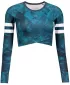 Top funcțional pentru femei cu mâneci lungi premium ALTISPORT VOJ/ALW096TR04 KEROSEN