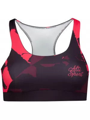 Premium de sutien sport pentru femei ALTISPORT VOJ/ALW080POD01 VIN ROȘU