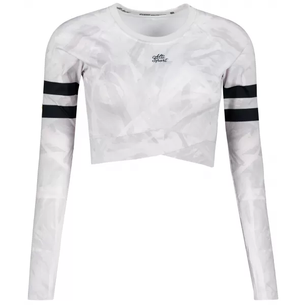  Top funcțional pentru femei cu mâneci lungi premium ALTISPORT VOJ/ALW096TR04 ALB 