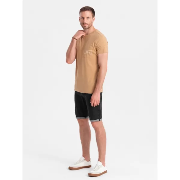  Pantaloni scurţi OMBRE OM-SRDS-0134 NEGRU 