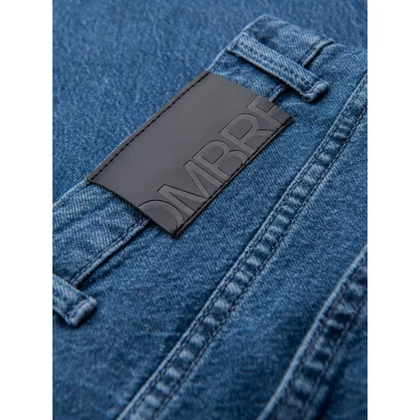  Blugi OMBRE OM-PADP-0225 ALBASTRU ÎNCHIS 