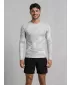 Tricou de compresie funcțională pentru bărbați cu premium cu mânecă lungă ALTISPORT VOJ/ALM072TR03 GRI
