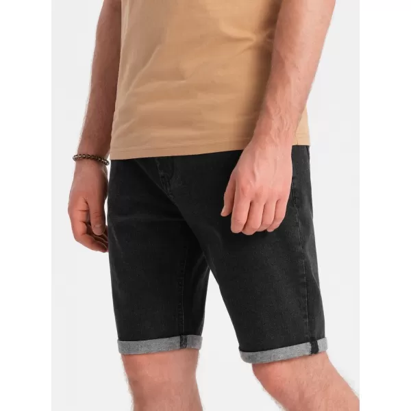  Pantaloni scurţi OMBRE OM-SRDS-0134 NEGRU 