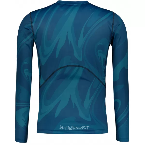  Tricou de compresie funcțională pentru bărbați cu premium cu mânecă lungă ALTISPORT VOJ/ALM072TR03 KEROSEN 