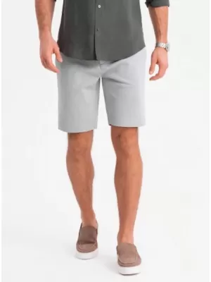 Pantaloni scurţi OMBRE OM-SRCS-0169 GRI DESCHIS