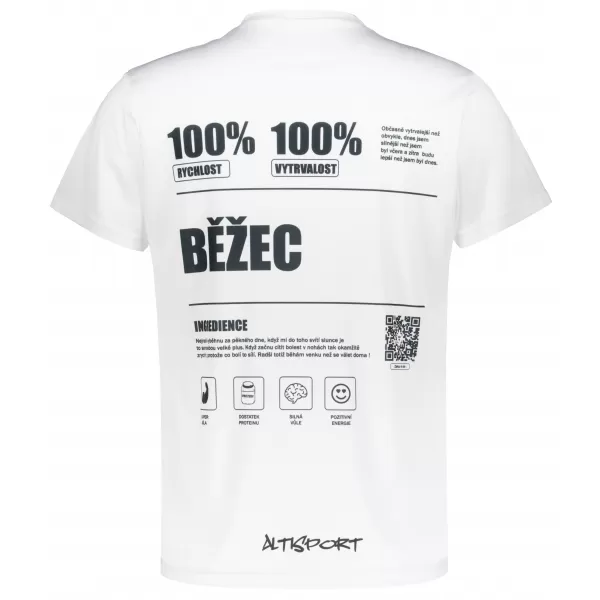  Premium funcțional pentru bărbați ALTISPORT BĚŽEC VOJ/ALM091TR01 ALB 
