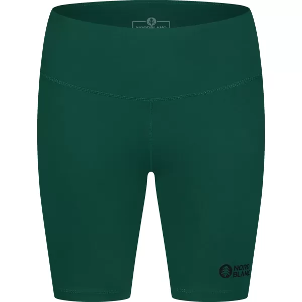  Jambiere scurte de fitness pentru femei NORDBLANC NBSPL8036 VERDE ÎNCHIS 