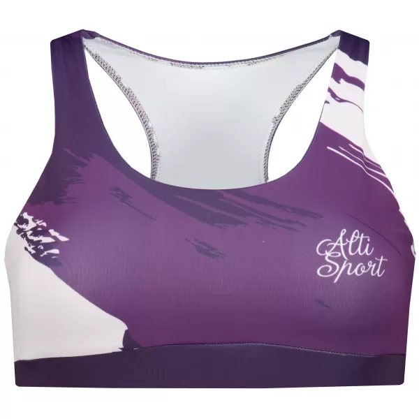  Premium de sutien sport pentru femei ALTISPORT VOJ/ALW081POD01 PURPURIU ÎNCHIS 