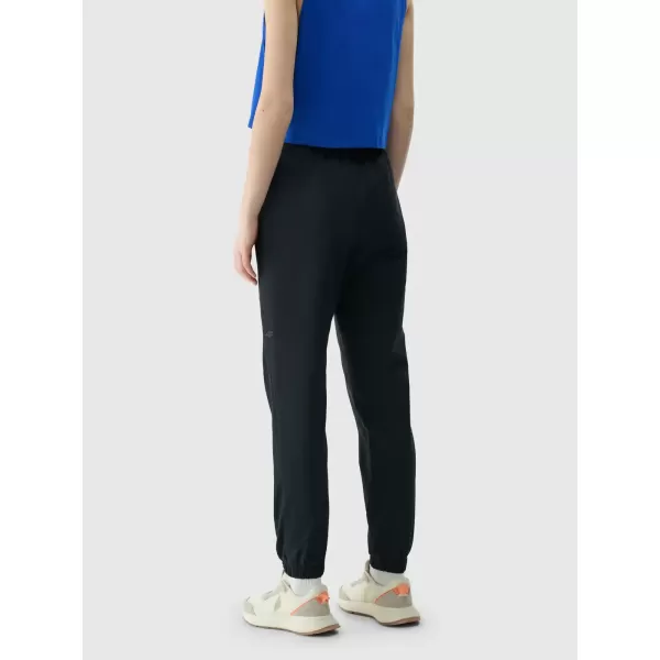  Pantalonii pentru doamne 4F WSS25TTROF1002 NEGRU ADÂNC 