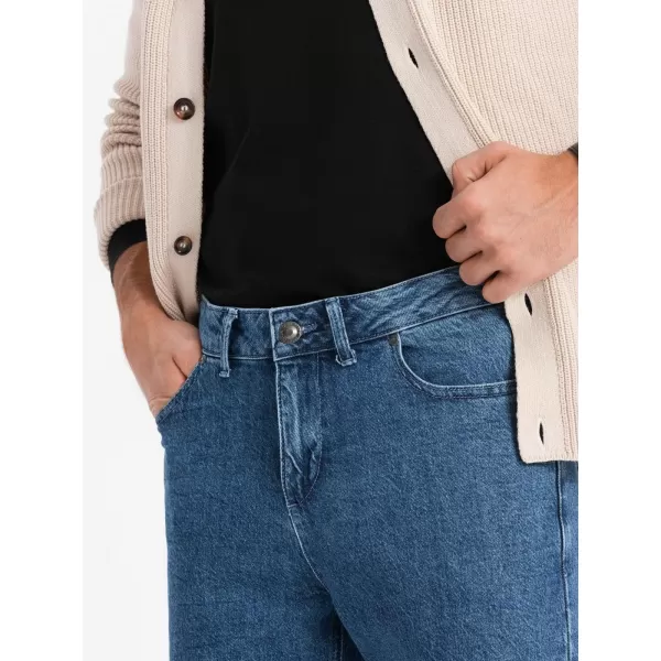  Blugi OMBRE OM-PADP-0225 ALBASTRU ÎNCHIS 