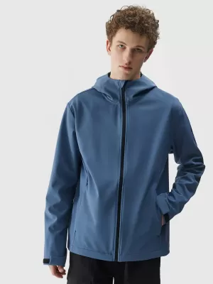 Jacheta pentru bărbați 4F WSS25TSOFM324 DENIM