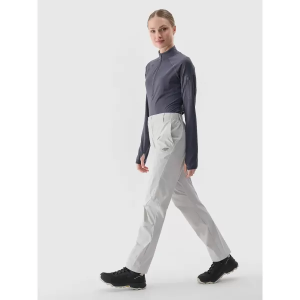  Pantalonii pentru doamne 4F WSS25TFTRF0796 GRI DESCHIS LA RECE 