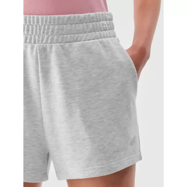  Pantaloni scurți pentru doamne 4F WMM00TSHOF542 MELANGE GRI GRI RECE 