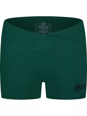 Pantaloni scurti fitness pentru femei NORDBLANC NBSPL8038 VERDE