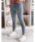 Pantalonii pentru doamne DSTREET CURVITA UY2471 ALBASTRU