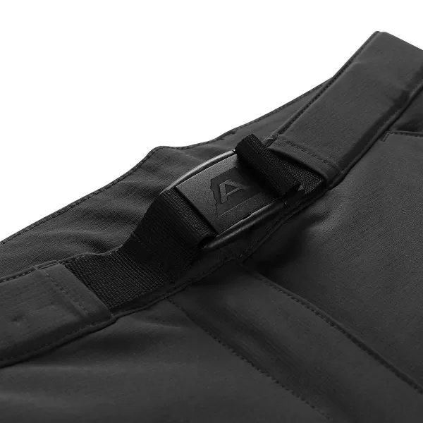  Pantaloni de softshell pentru femei ALPINE PRO CORBA NEUTRU/PĂMÂNTESC 