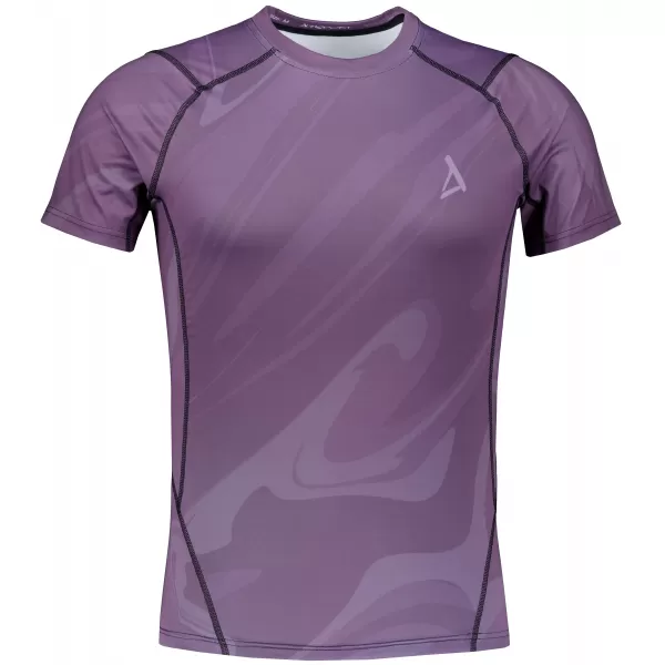  Tricou de compresie funcțională pentru bărbați cu premiu cu mânecă scurtă ALTISPORT VOJ/ALM072TR04 VIOLET 