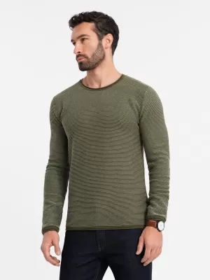 Pulover pentru bărbați OMBRE OM-SWSW-0118 MĂSLIN