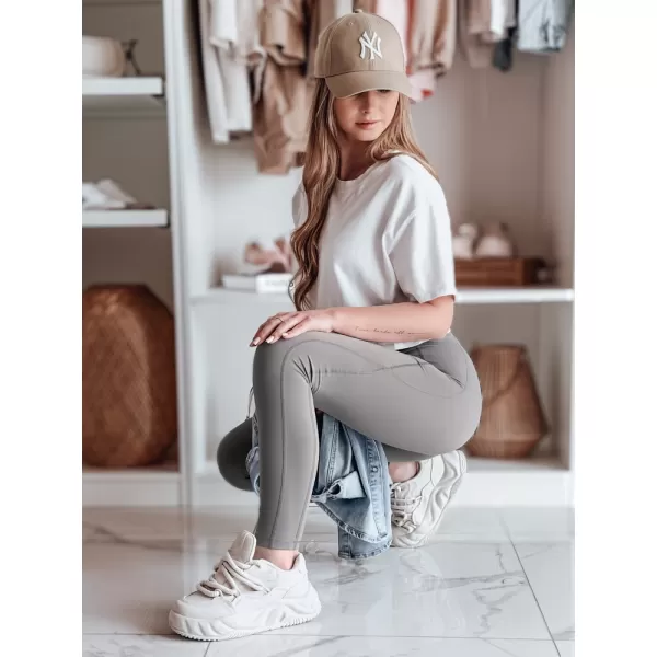  Pantalonii pentru doamne DSTREET UY2609 gri închis 