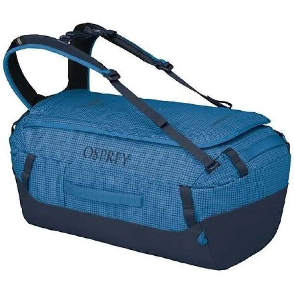  Geantă OSPREY TRANSPORTER 40 BLUE FLAME/SCORIA BLUE 