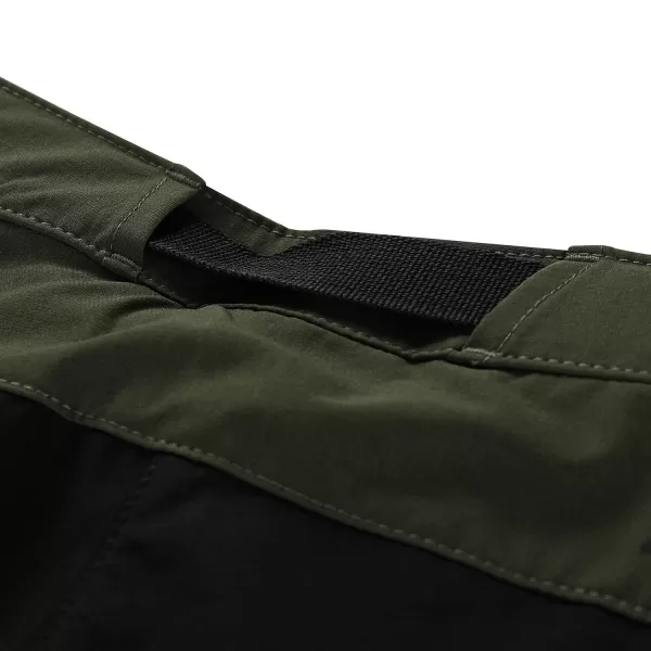  Pantaloni de softshell pentru femei ALPINE PRO AKANA 2 VERDE 