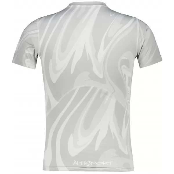  Tricou de compresie funcțională pentru bărbați cu premiu cu mânecă scurtă ALTISPORT VOJ/ALM072TR04 GRI 
