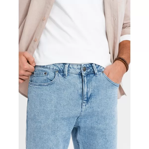  Blugi OMBRE OM-PADP-0225 ALBASTRU DESCHIS 