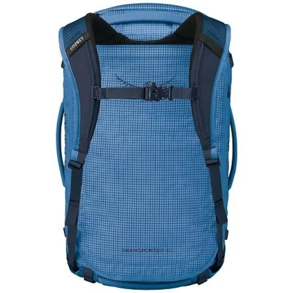  Geantă OSPREY TRANSPORTER 40 BLUE FLAME/SCORIA BLUE 