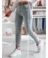Pantalonii pentru doamne DSTREET SLIMVISA UY2460 ALBASTRU
