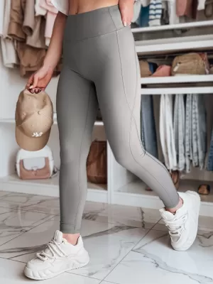 Pantalonii pentru doamne DSTREET UY2609 gri închis