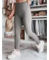 Pantalonii pentru doamne DSTREET UY2609 gri închis