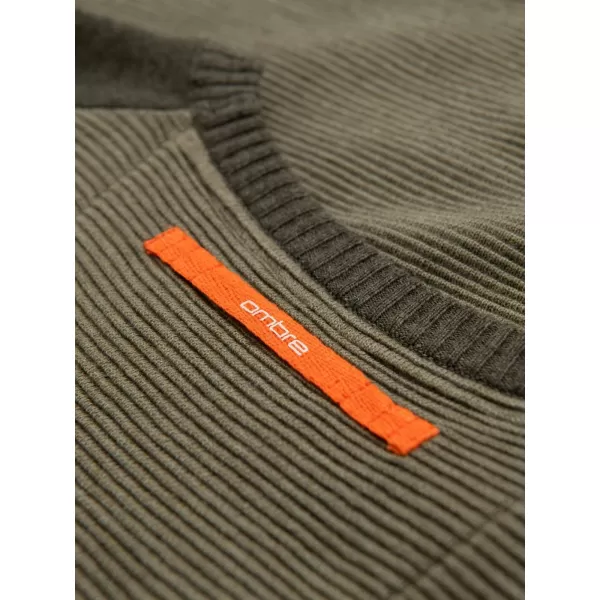  Pulover pentru bărbați OMBRE OM-SWSW-0121 MĂSLIN 