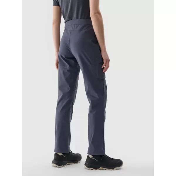  Pantalonii pentru doamne 4F WSS25TFTRF0797 ANTRACIT 