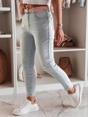 Pantalonii pentru doamne DSTREET DIEGONO UY2424 ALBASTRU