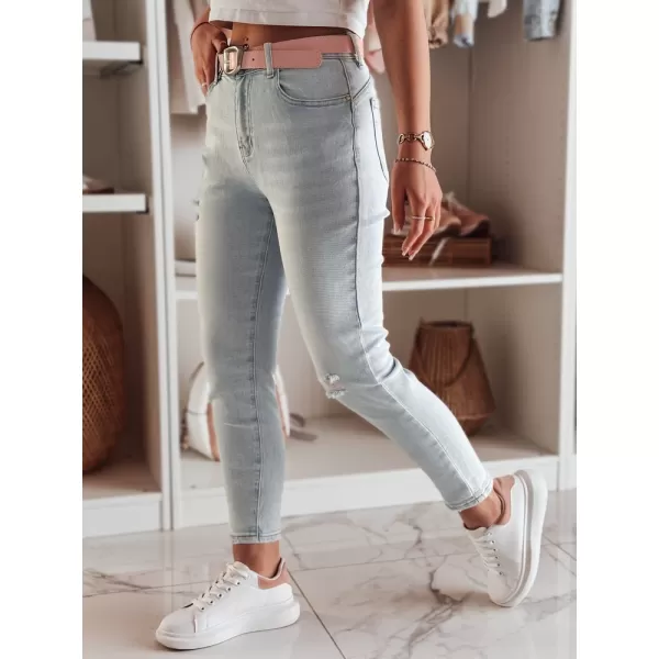  Pantalonii pentru doamne DSTREET DIEGONO UY2424 ALBASTRU 
